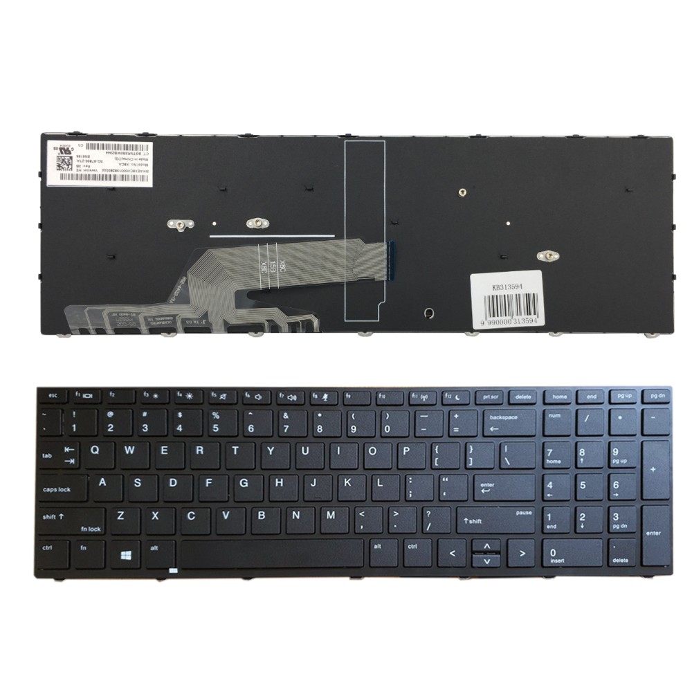 Keyboard HP: Probook 450 G5, 455 G5, 470 G5 with frame